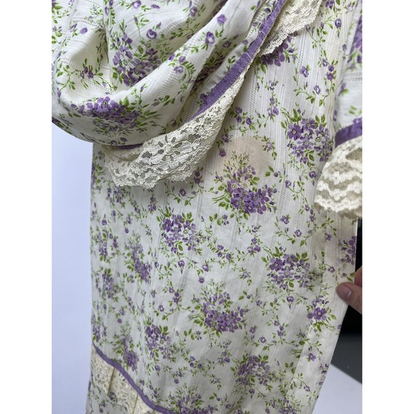 RARE Vintage 1970s Gunne Sax Floral Bustle Prairie Dress - Picture 5 of 10